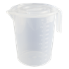 Jarra medidora de polipropileno con tapa 5 lts.