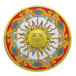 Tapa modelo Sol para cubeta de heladería de ø200 mm.