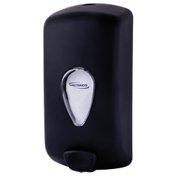 Dosificador de jabón negro mate 1 l Colección de baño Serie Black