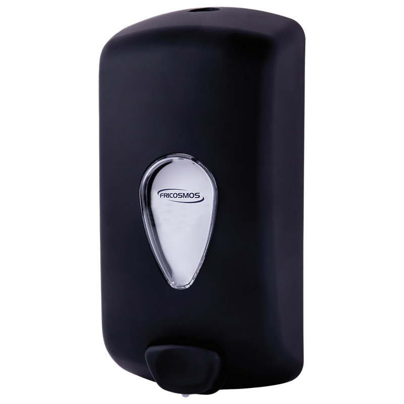 Dosificador de jabón negro mate 1 l Colección de baño Serie Black