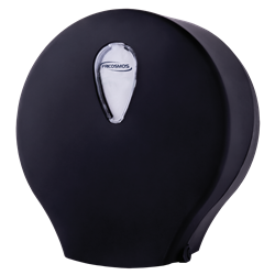 Dispensador de papel higiénico negro mate Colección de baño Serie Black