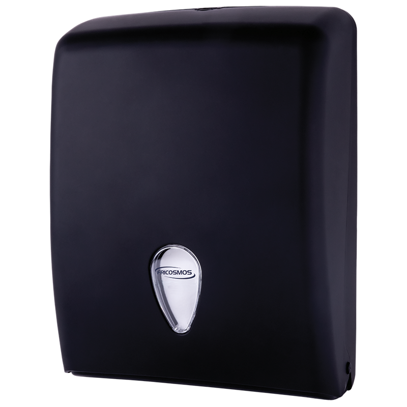 Dispensador de toallas Z negro mate 600 serv. Colección de baño Serie Black