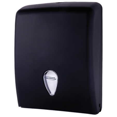 Dispensador de toallas Z negro mate 600 serv. Colección de baño Serie Black