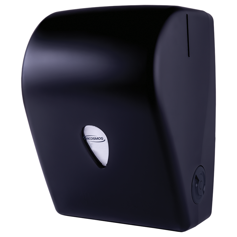 Dispensador de toallas con autocorte negro mate Colección de baño Serie Black