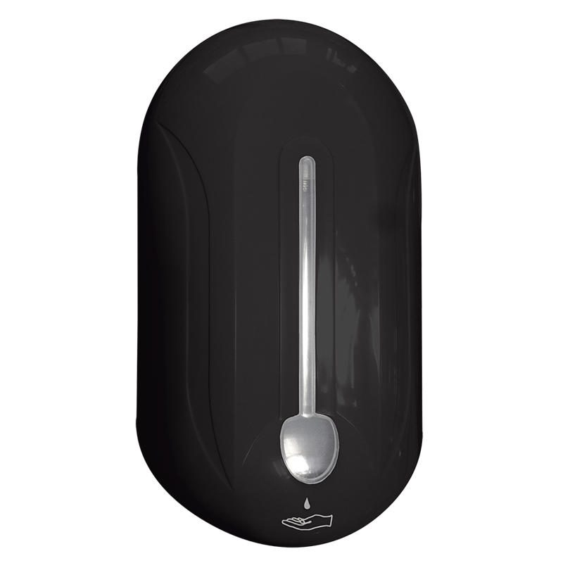 Dispensador de jabón automático negro mate 1 l Colección de baño Serie Black