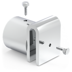 U mixta en forma de T 50x40x60xø30 mm.