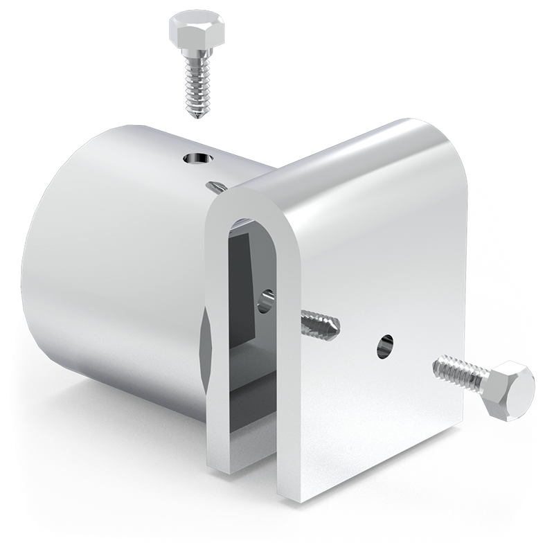 U mixta en forma de T 50x40x60xø38 mm.