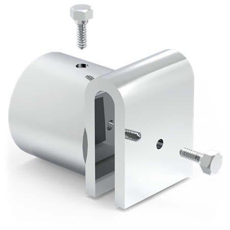 U mixta en forma de T 50x40x60xø38 mm.