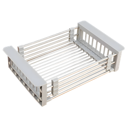 Escurridor extensible para fregadero en acero inoxidable