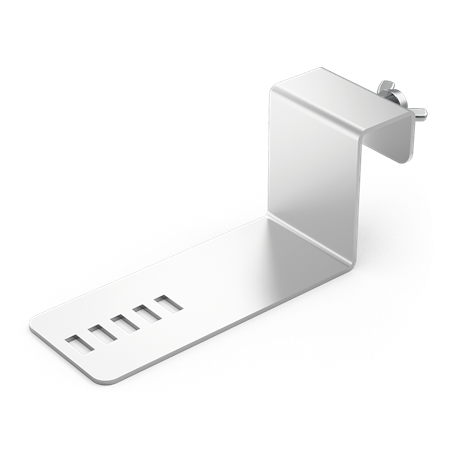 Espetero / soporte para espeto reforzado profesional inoxidable