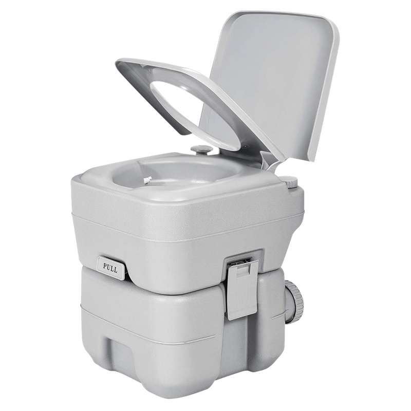 WC portátil para exteriores con descarga manual 20 lts.