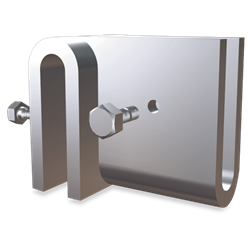 U en forma de T 50x40x50 mm.