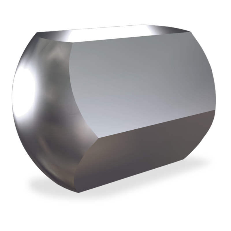 Tuerca ciega especial rosca métrica M14x22x25 mm.