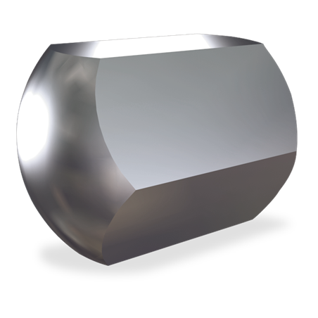 Tuerca ciega especial rosca métrica M14x22x25 mm.