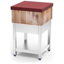 Tajo mad-fibr roja c/faldón c/entrep 450x450x900