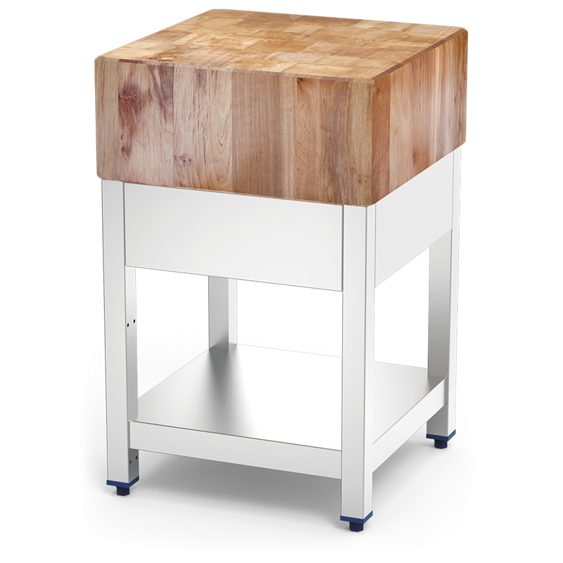 Tajo mad abedul c/faldón c/entrep 400x400x900 mm.