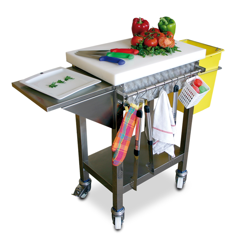 Tajo especial barbacoa fb bl c/faldón c/ent. 1175x530x900 mm.