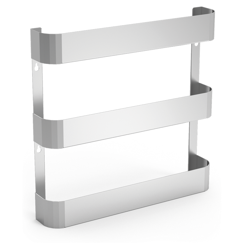 Especiero inox con tres niveles