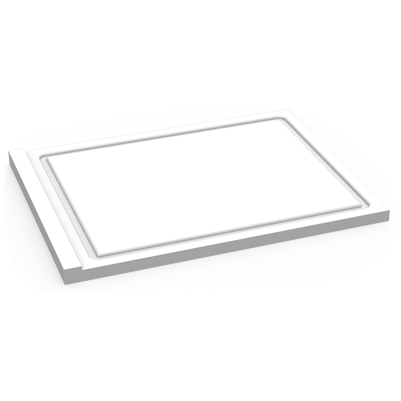 Superficie de trabajo reversible en fibra blanca