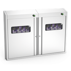 Armario esterilizador de U.V. de 996x120x722 mm.