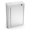 Armario esterilizador de ozono de 523x120x722 mm.
