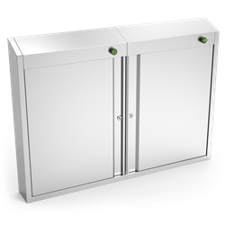 Armario esterilizador de ozono de 996x120x722 mm.