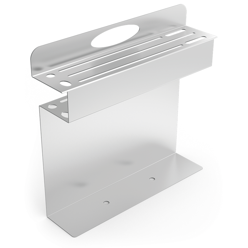 Portacuchillos portátil en chapa 377x86x349 mm.