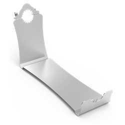 Portajamones en acero inoxidable 510x144x270 mm.