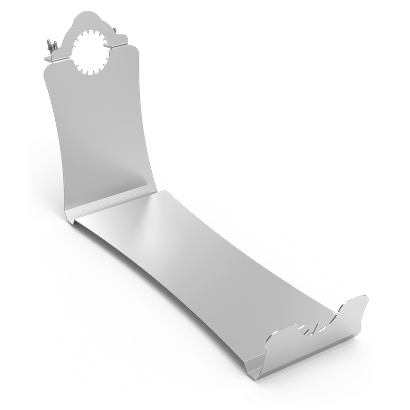 Portajamones en acero inoxidable 510x144x270 mm.