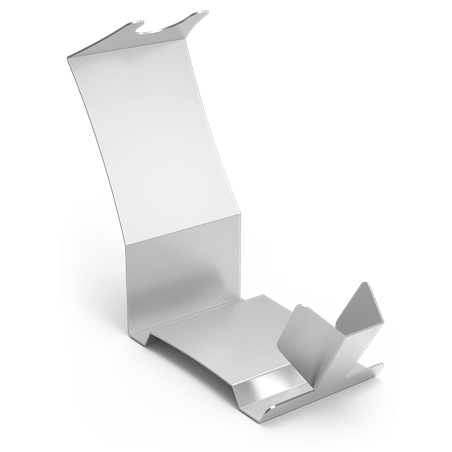 Portalacones en acero inoxidable 393x155x340 mm.