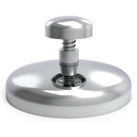 Aplasta hamburguesas inox circular