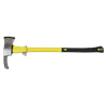 Hacha bombero con mango de fibra de 900x370x51 mm. con soporte