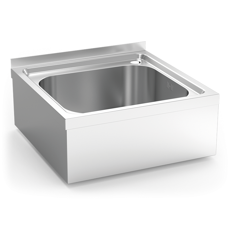 Fregadero colg.c/faldón 1C 450x450x200 mm.