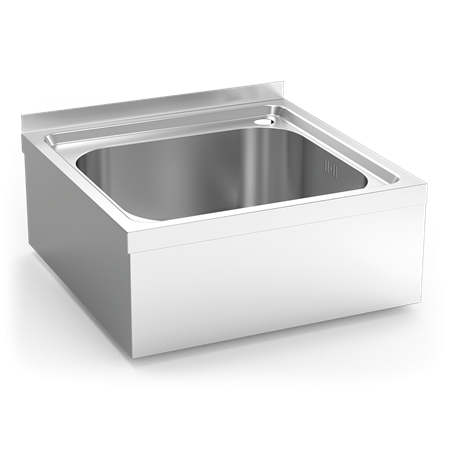 Fregadero colg.c/faldón 1C 450x450x200 mm.