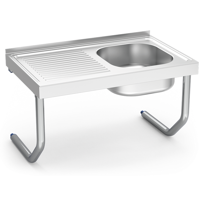 Fregadero colg.c/palomillas 1C,EI 1000x500x450 mm.