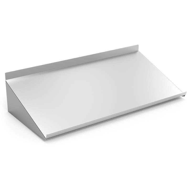 Estante mural inclinado para cestas 1550x488x248 mm.