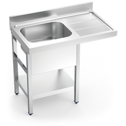 Fregadero para lavavajillas 1C,ED 1200x700x890 mm.