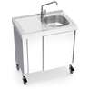 Fregadero portátil automático agua fría 800x500x865 mm