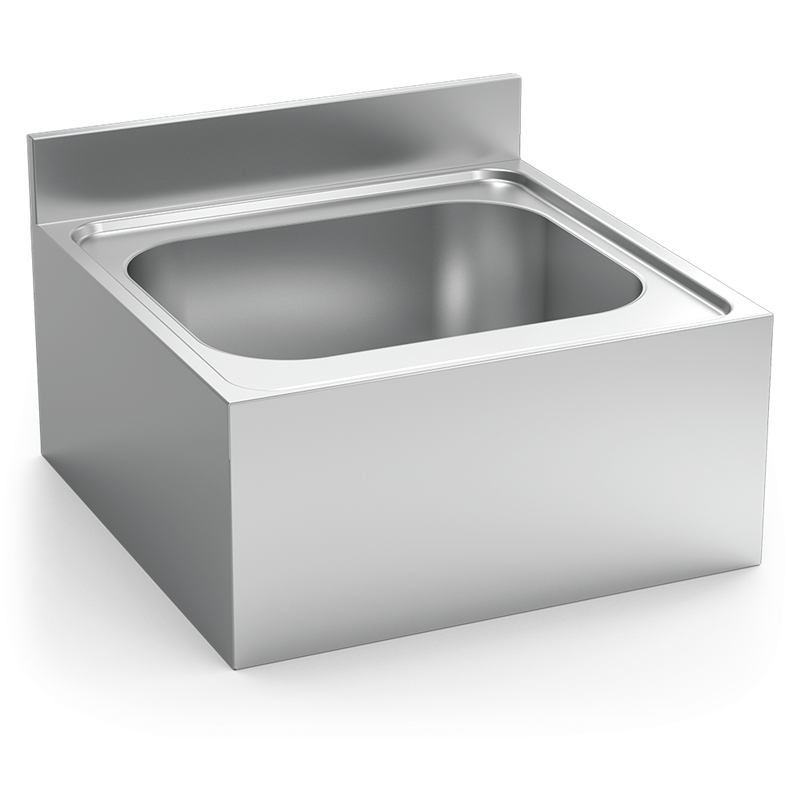 Fregadero colg.c/faldón 1C 700x600x300 mm.