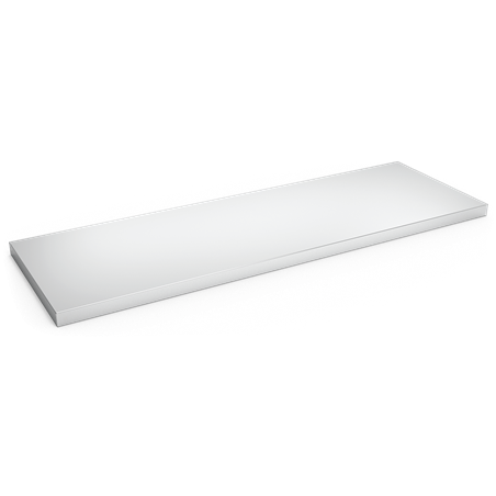 Estante mural liso 1400x500x0.8 mm.