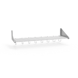 Estante mural portabarquetas 1200x400x300 mm.