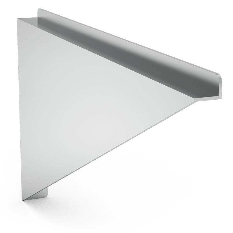 Cartela recta de 365x200 mm. Mano derecha.