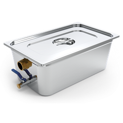 Trampa de grasas acero inoxidable bajo fregadero