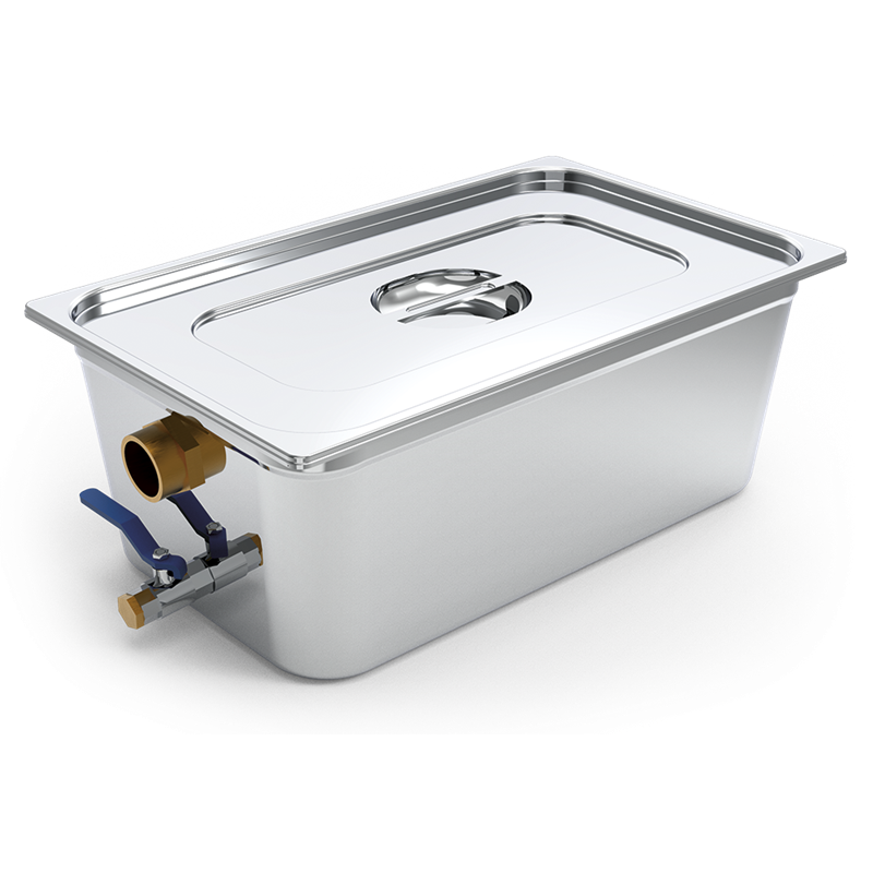 Trampa de grasas acero inoxidable bajo fregadero