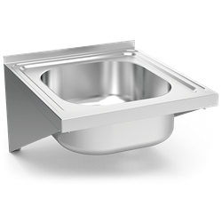 Fregadero colg. c/cartelas 1C 450x500x205 mm.