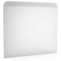 Peto postizo perforado para acoplar a lavamanos de 450 mm.