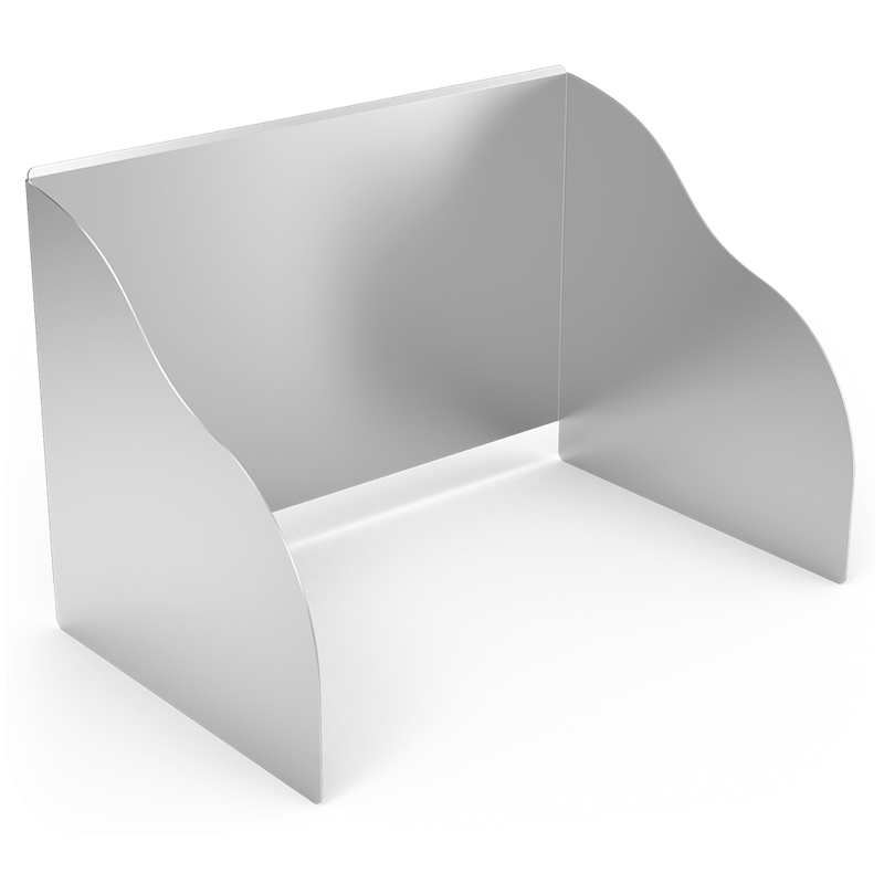 Peto postizo envolvente para cubeta 350x300 mm.