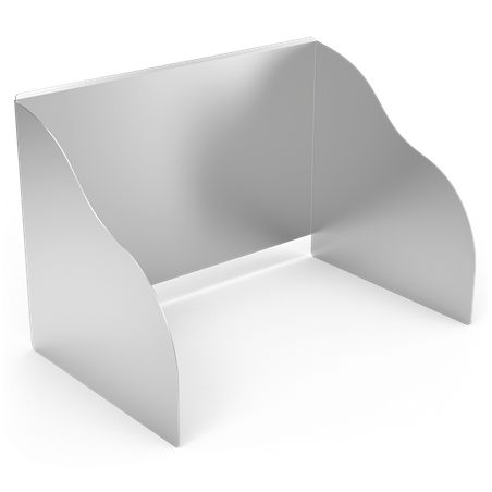 Peto postizo envolvente para cubeta 350x300 mm.