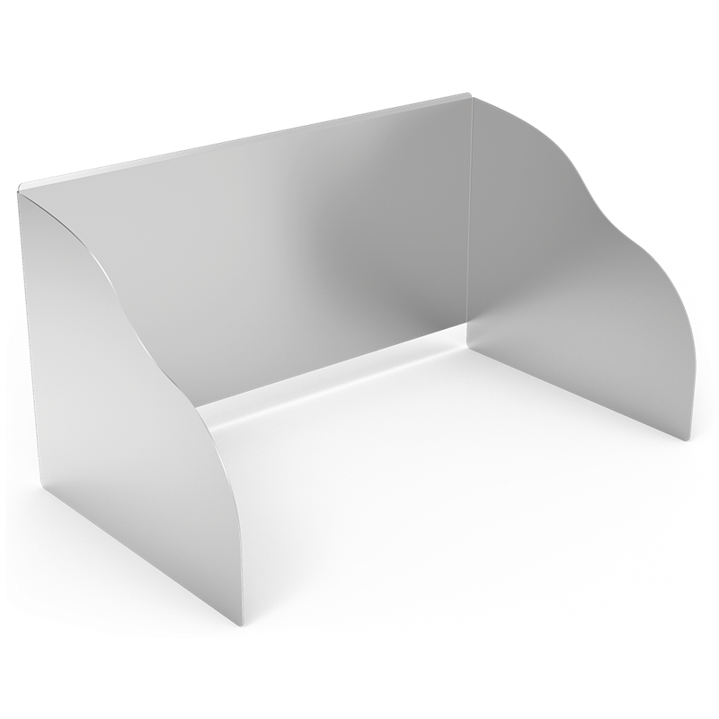 Peto postizo envolvente para cubeta 450x450 mm.