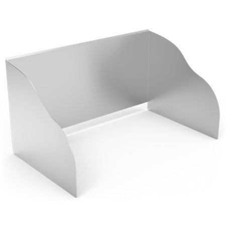 Peto postizo envolvente para cubeta 450x450 mm.